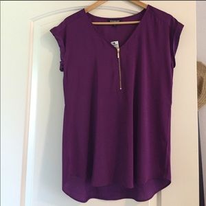 Express purple top size M